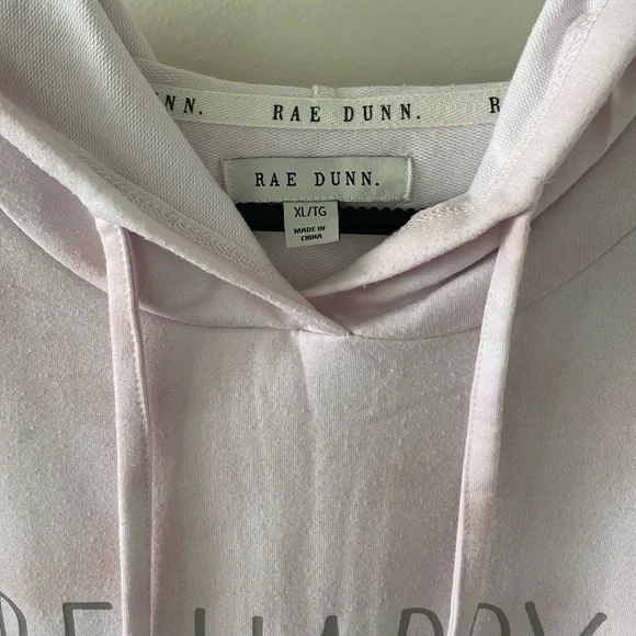 Rae Dunn Hooded Shirt pink size XL - Picture 3 of 4